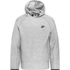 Nike Dame - Grå - Hoodies Sweatere Nike Hættetrøje Tech Fleece Pullover 2023 Grå/Sort