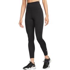 Nike Figursyet Tights Nike Women's Therma-FIT One High-Waisted 7/8 Leggings in Black, FB8612-010 Black
