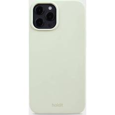 Holdit Apple iPhone 12 Pro Mobilcovers Holdit Mobilcover Silicone White Moss iPhone 12