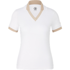 Bogner Overdele Bogner SPORT Luma Functional polo shirt for women White/beige 10/L