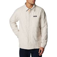 Herre - Hvid - Skaljakker Overtøj Columbia Men's Landroamer Quilted Shirt Jacket- White