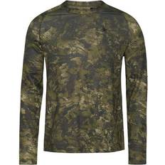 Camouflage - L Overdele Seeland Active Langærmet t-shirt, Camo