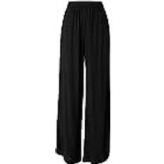 Urban Classics XS Bukser & Shorts Urban Classics Ladies’ wide-leg viscose trousers Cloth Trousers black