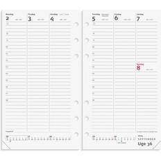 Mayland Kalendere & Notesblokke Mayland PP ugekalender højformat Refill 2024