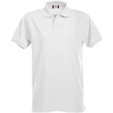 Clique Slids Overdele Clique Stretch Premium Polo Shirt Men's - White