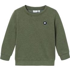 Polyester Sweatshirts Name It Kid's Regular Fit Sweatshirt - Rifle Green (13220379)