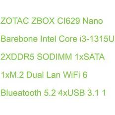 Zotac ZBOX CI629 Nano Barebone