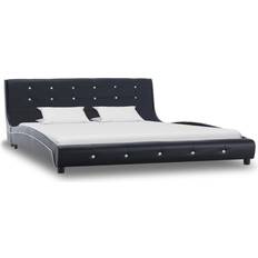 vidaXL Bed with Memory Foam Mattress 69.5cm Sengeramme 160x200cm