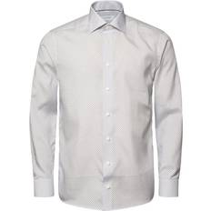 Blomstrede - Bomuld Overdele Eton Men's shirt: Business Poplin Lysblå