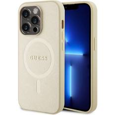 Guess Beige Mobilcovers Guess GUHMP15LPSAHMCB iPhone 15 Pro 6.1 zl. [Levering: 6-14 dage]