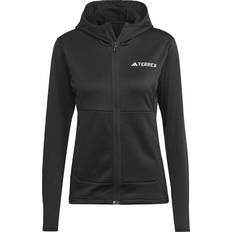 Terrex jacket adidas Women Terrex Xperior Light Fleece Hooded Jacket Teal