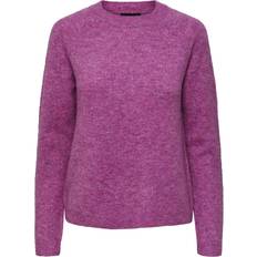 Pieces Juliana Knitted Pullover - Radiant Orchid