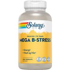 Zink Vitaminer & Kosttilskud Solaray Mega B-Stress 250 stk