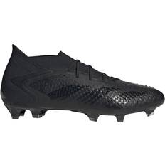 Adidas 12 - Unisex Fodboldstøvler adidas Predator Accuracy.1 Firm Ground - Core Black/Cloud White