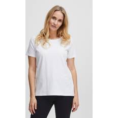Fransa Hvid T-shirts & Toppe Fransa Zashoulder T-Shirt White-XXL