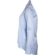 Eterna Dame - XS Skjorter Eterna Soft Luxury Shirt Blouse in light blue plain