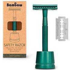 Bambaw metal safety razor & stand