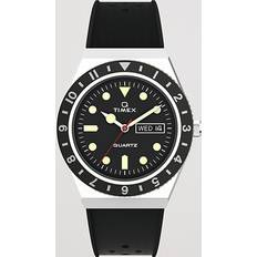 Timex Hvid Ure Timex Q Diver 38mm Rubber Black