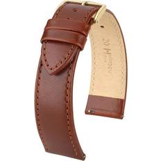 Hirsch Osiris Calf Leather Watch Mid Brown