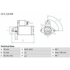 Bosch 0986022880 Starter Motor