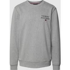 Tommy Hilfiger Grå Sweatere Tommy Hilfiger Logo Jersey Sweatshirt Grey