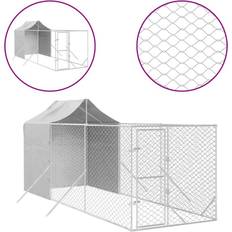 vidaXL 6 2.5 m Outdoor Dog Kennel Dog House Crate with Roof