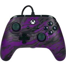 PowerA Hovedtelefonstik - Xbox One Gamepads PowerA Advantage kablet controller til Xbox Series X S Lilla Camo Accessories for game console Microsoft Xbox Series S Bestillingsvare, 6-7 dages levering