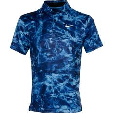 Blomstrede Polotrøjer Nike Dri-FIT Tour Golf Polo Men - Dutch Blue/White