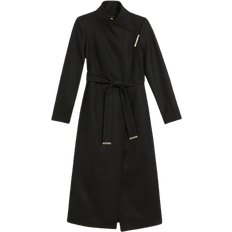 Ted Baker Dame Tøj Ted Baker Rosell Long Length Wrap Coat - Black