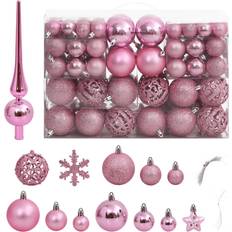 VidaXL Pink Dekorationer vidaXL Julekuglesæt 111 Juletræspynt