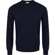 Filippa K Merinould Overdele Filippa K Cotton Merino Basic Sweater Navy