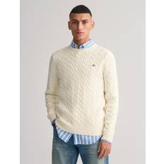 48 - Herre - XL Sweatere Gant Rundhalset Fra hvid