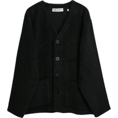 Our Legacy Polyamid Trøjer Our Legacy Cardigan - Black Mohair