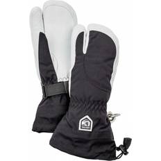 Hestra Slim Tøj Hestra Women's Heli 3-Finger Gloves - Black/Offwhite