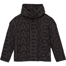 Marc Jacobs Sweatere Marc Jacobs The Monogram Oversized Hoodie - Black/Charcoal