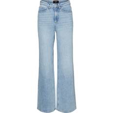 Vero Moda 48 - Elastan/Lycra/Spandex Tøj Vero Moda Tessa High Waist Jeans - Blue/Light Blue Denim