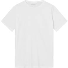 Knowledge Cotton Apparel Herre - L Overdele Knowledge Cotton Apparel Agnar Basic T-shirt, Bright White