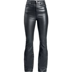 Dr. Denim Dame - W31 Bukser & Shorts Dr. Denim Moxy Flare Jeans - Black