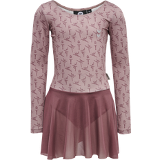 164 - Pink Kjoler Hummel Prima Bee Pirouette Gymsuit - Woodrose (212895-4852)