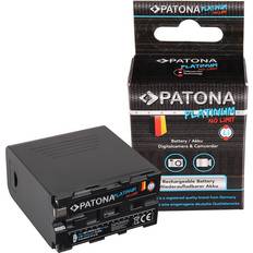 Patona Batteri til Sony NP-F970 F960 F950 with LCD incl. Powerbank 5V/2A USB Output 10050mAh micro USB and USB-C Input