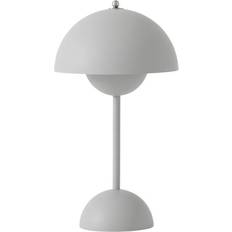 Dæmpbare - Grå - Plast Lamper &Tradition Flowerpot VP9 Matte Light Grey Bordlampe 29.5cm