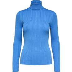Selected Dame - Polotrøjer Sweatere Selected Lydia Knitted Sweater - Ultramarine