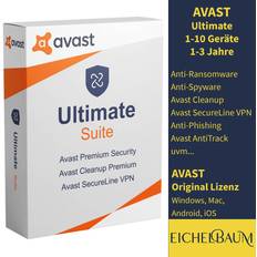 Avast Kontorsoftware Avast ultimate verschiedene varianten multi-device esd lizenz code key