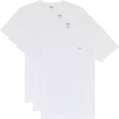 Diesel Bomuld Overdele Diesel Men's Crew Neck T-shirt 3-pack - White
