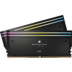 Corsair 64 GB - DDR5 RAM Corsair Dominator Titanium RGB Black DDR5 6600MHz 2x32GB (CMP64GX5M2X6600C32)