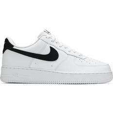 Nike 44 ½ - Hvid - Unisex Sneakers Nike Air Force 1 '07 - White/Black