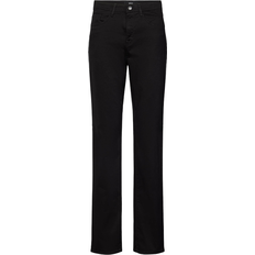 48 - Dame - Elastan/Lycra/Spandex - XXL Jeans Brax Carola Straight Fit Jeans - Black