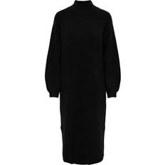 Y.A.S Nylon - Polokrave Tøj Y.A.S Balis Knitted Dress - Black