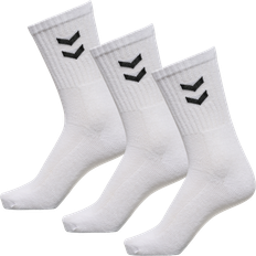 Bomuld - Dame - Fodbold Tøj Hummel Comfortable Socks 3-pack - White