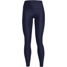 Under Armour Dame - Elastan/Lycra/Spandex Bukser & Shorts Under Armour Women's HeatGear No-Slip Waistband Full-Length Leggings - Midnight Navy/White